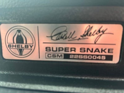 2022 Ford Mustang GT Premium SHELBY SUPER SNAKE 825+fhp